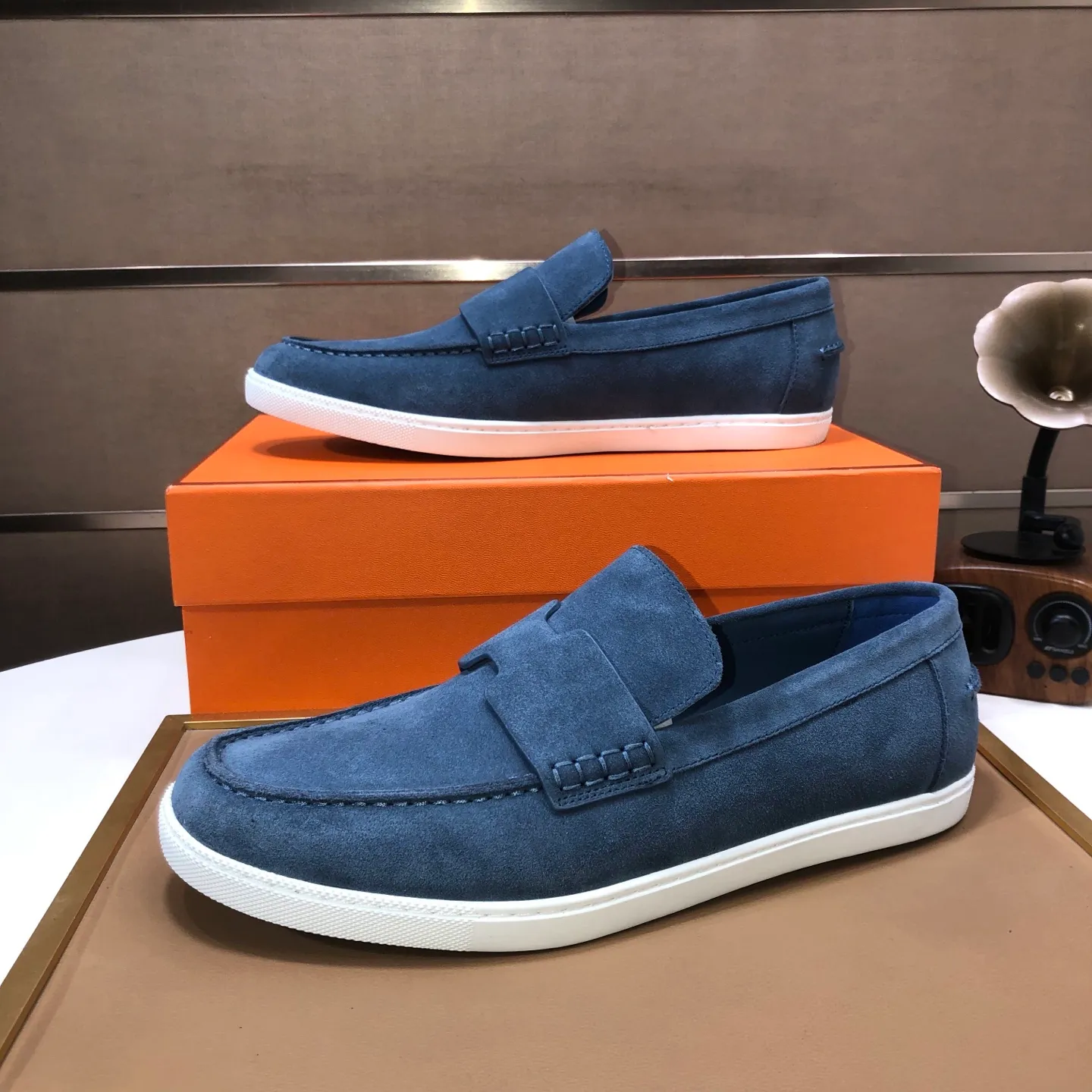 Men's shoes💰560💰[HERMES] (cowhide lining)🍀Italian top luxury🍀He does not pursue novel styles and gorgeous colors, but attracts the favor of successful men with his flawless, elegant and classic style. Formal leather shoes This very comfortable, simple and stable style allows you to easily match any style! The pattern is absolutely 1:1 refined from the original case, and we strive for excellence in materials, imported cowhide + cowhide lining💪💪💪extraordinary texture👍! .Code number: 39-45 (45 customized)